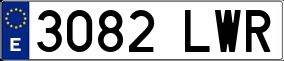 Truck License Plate